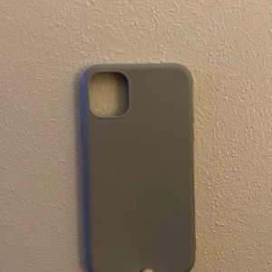 iphone 11 grey silicon phone case
